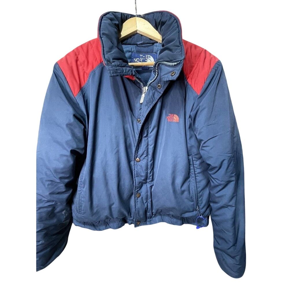 HTF Vintage North‎ Face Quailofil Blue and Red Puffer Jacket Men's Size M